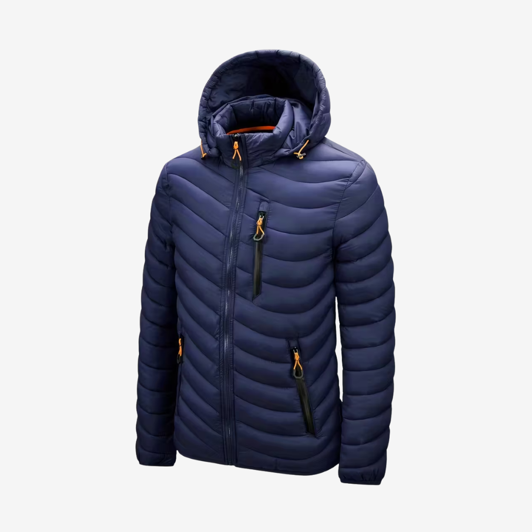 Alpine Puffer Jacket - Dark Blue thumbnail 3