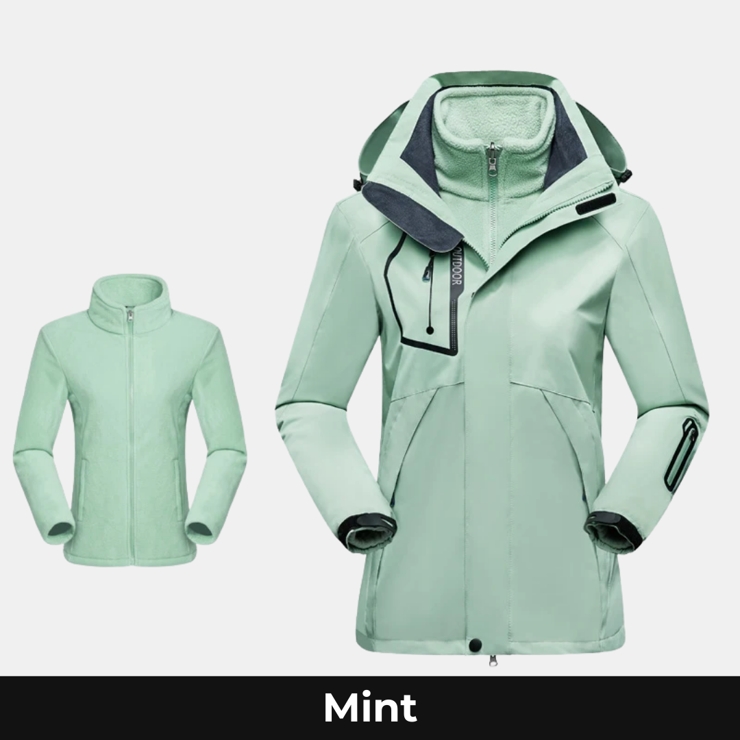 DRYE.001 | 2-in-1 AW Explore Jacket Women's - Pink thumbnail 5