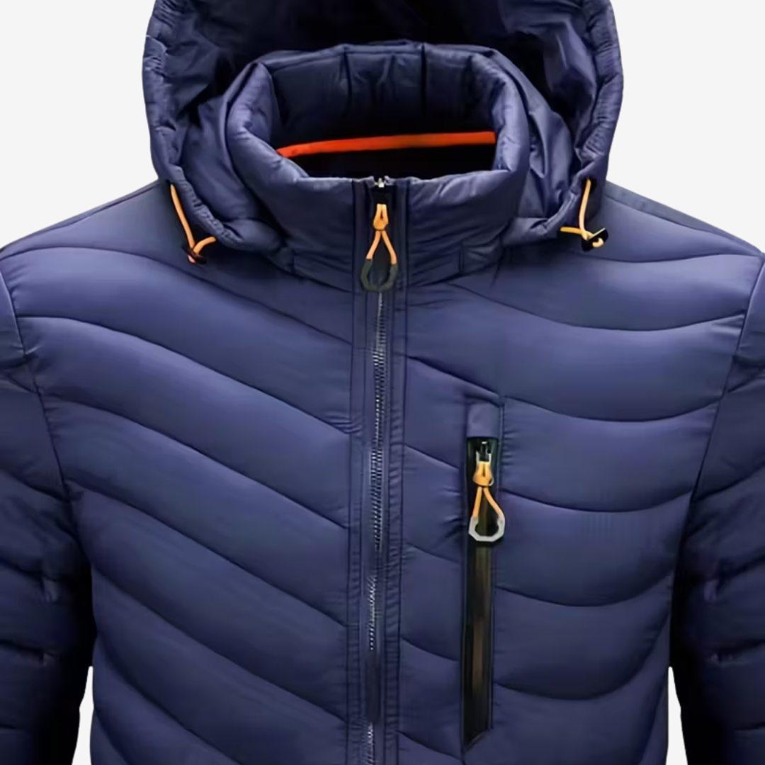 Alpine Puffer Jacket - Dark Blue thumbnail 4