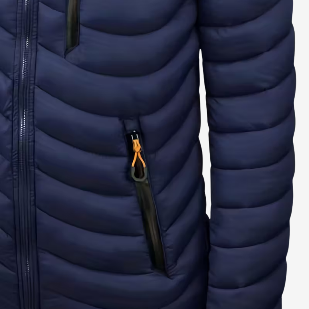 Alpine Puffer Jacket - Dark Blue thumbnail 5