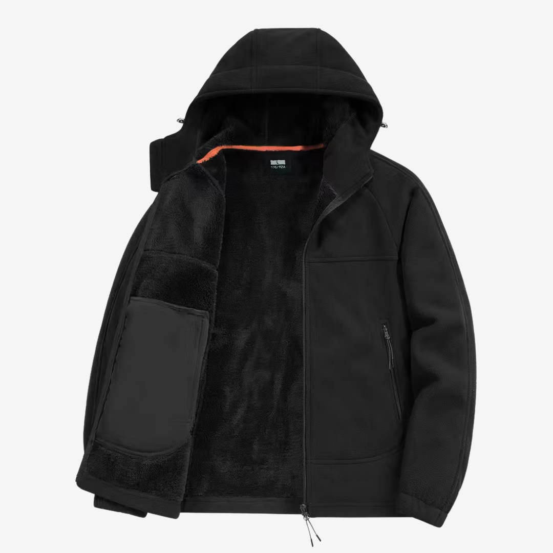 Nordic Thermal Fleece Jacket - Black thumbnail 3