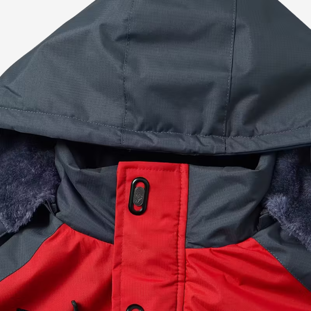 Aspen Insulated Fleece Jacket - Red thumbnail 4