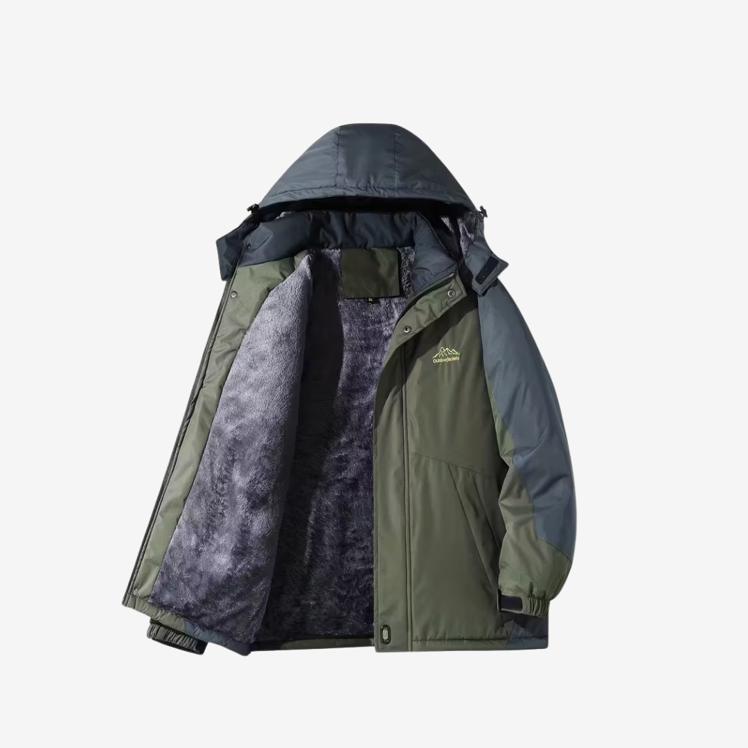 Aspen Insulated Fleece Jacket - Green thumbnail 1