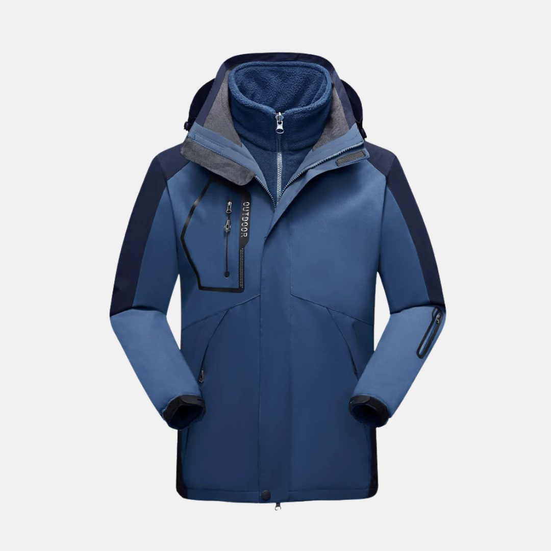 DRYE.001 | 2-in-1 AW Explore Jacket Men's - Blue thumbnail 1