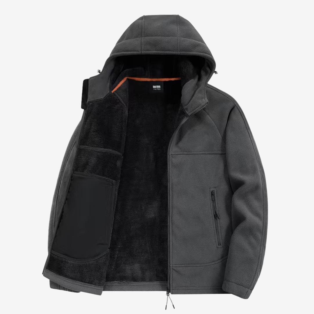 Nordic Thermal Fleece Jacket - Gray thumbnail 4