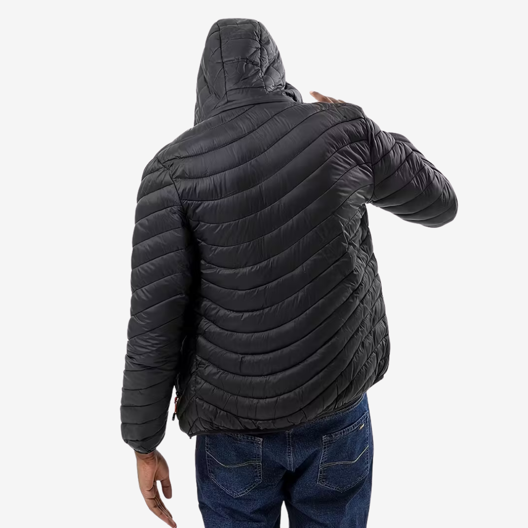 Alpine Puffer Jacket - Black thumbnail 2