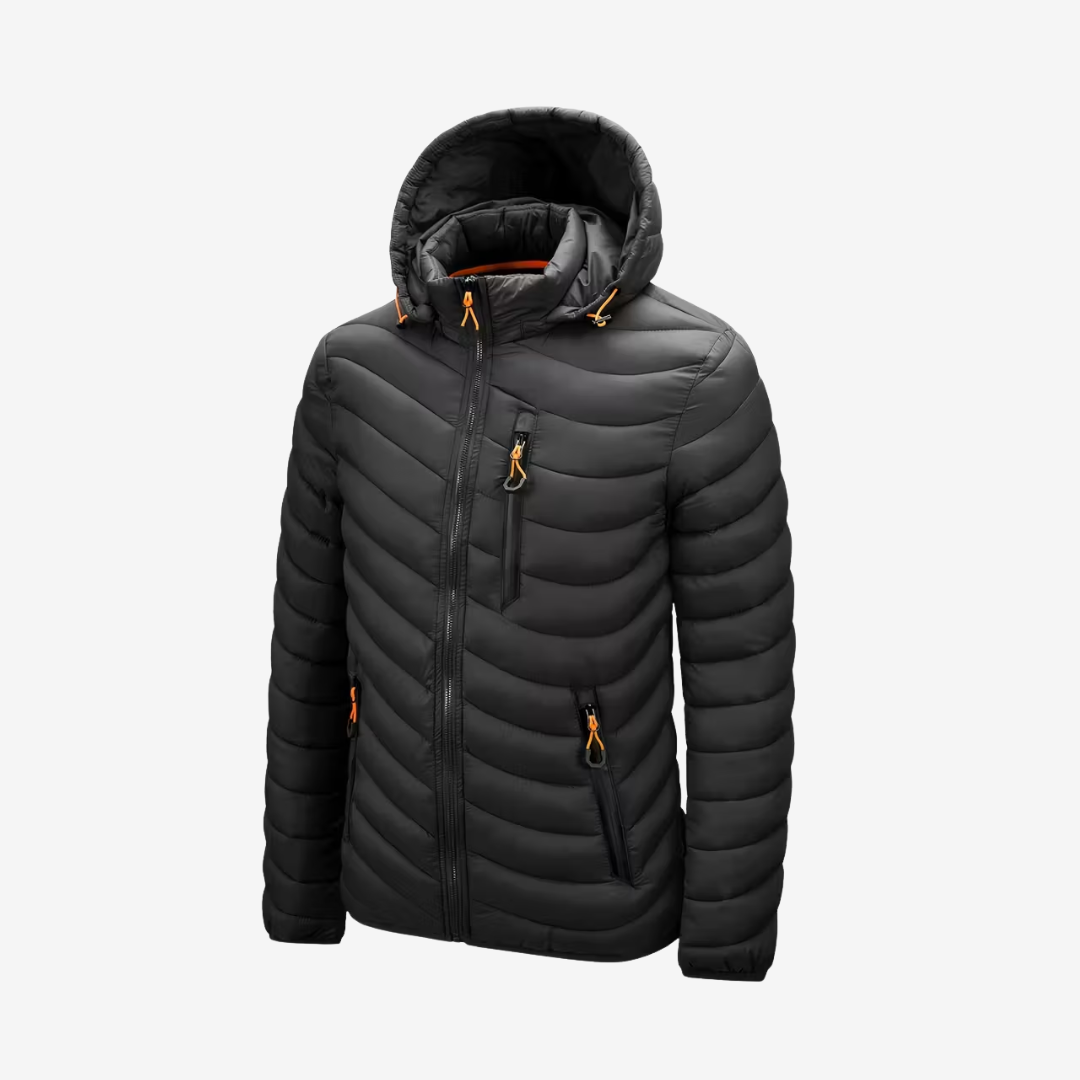 Alpine Puffer Jacket - Black thumbnail 3