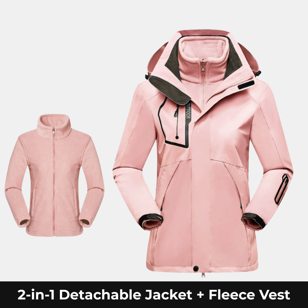 DRYE.001 | 2-in-1 AW Explore Jacket Women's - Pink thumbnail 7