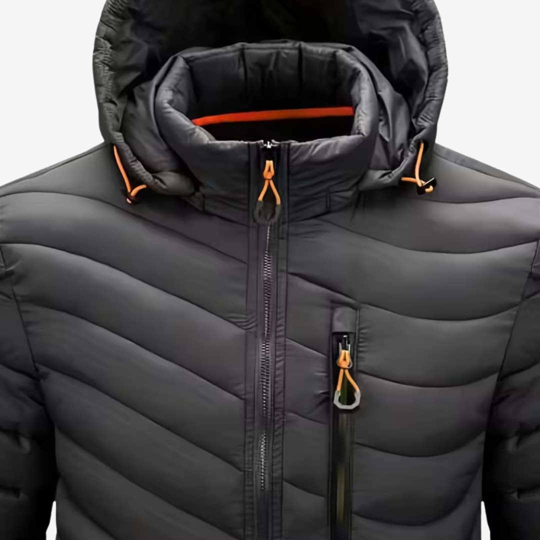 Alpine Puffer Jacket - Black thumbnail 4
