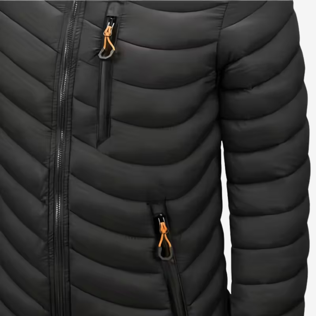 Alpine Puffer Jacket - Black thumbnail 5